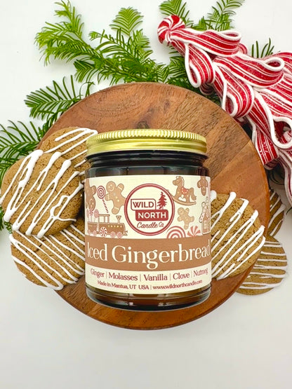 Iced Gingerbread Soy Blend Wax Candle