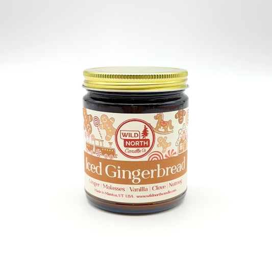 Iced Gingerbread Soy Blend Wax Candle