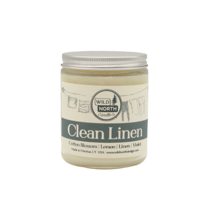 Clean Linen Soy Blend Wax Candle