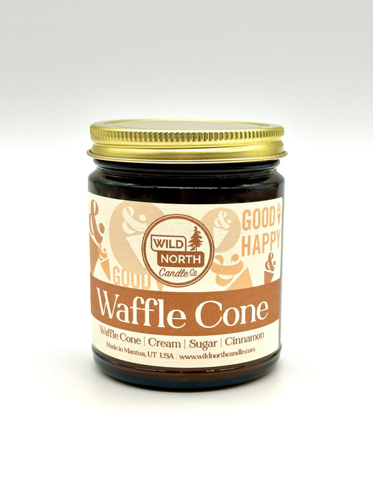 Waffle Cone Soy Blend Wax Candle