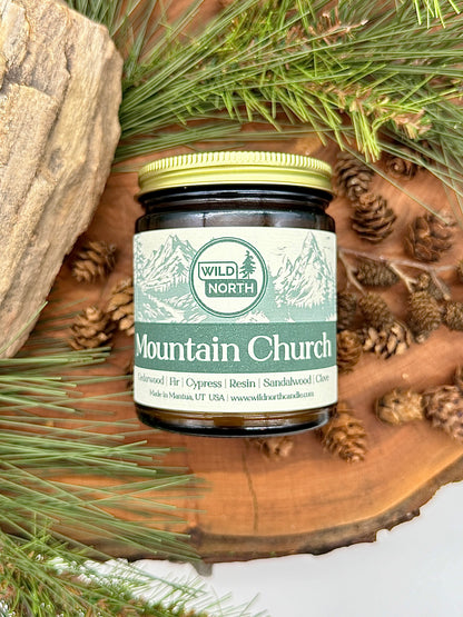 Mountain Church Soy Blend Wax Candle