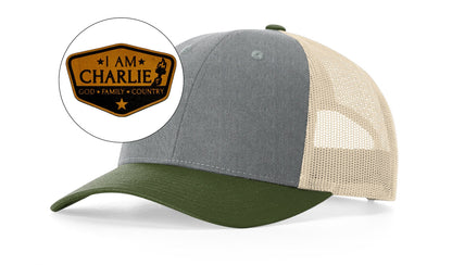 Richardson™ 115 Leather Patch Trucker Hat