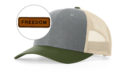 Richardson™ 115 Leather Patch Trucker Hat