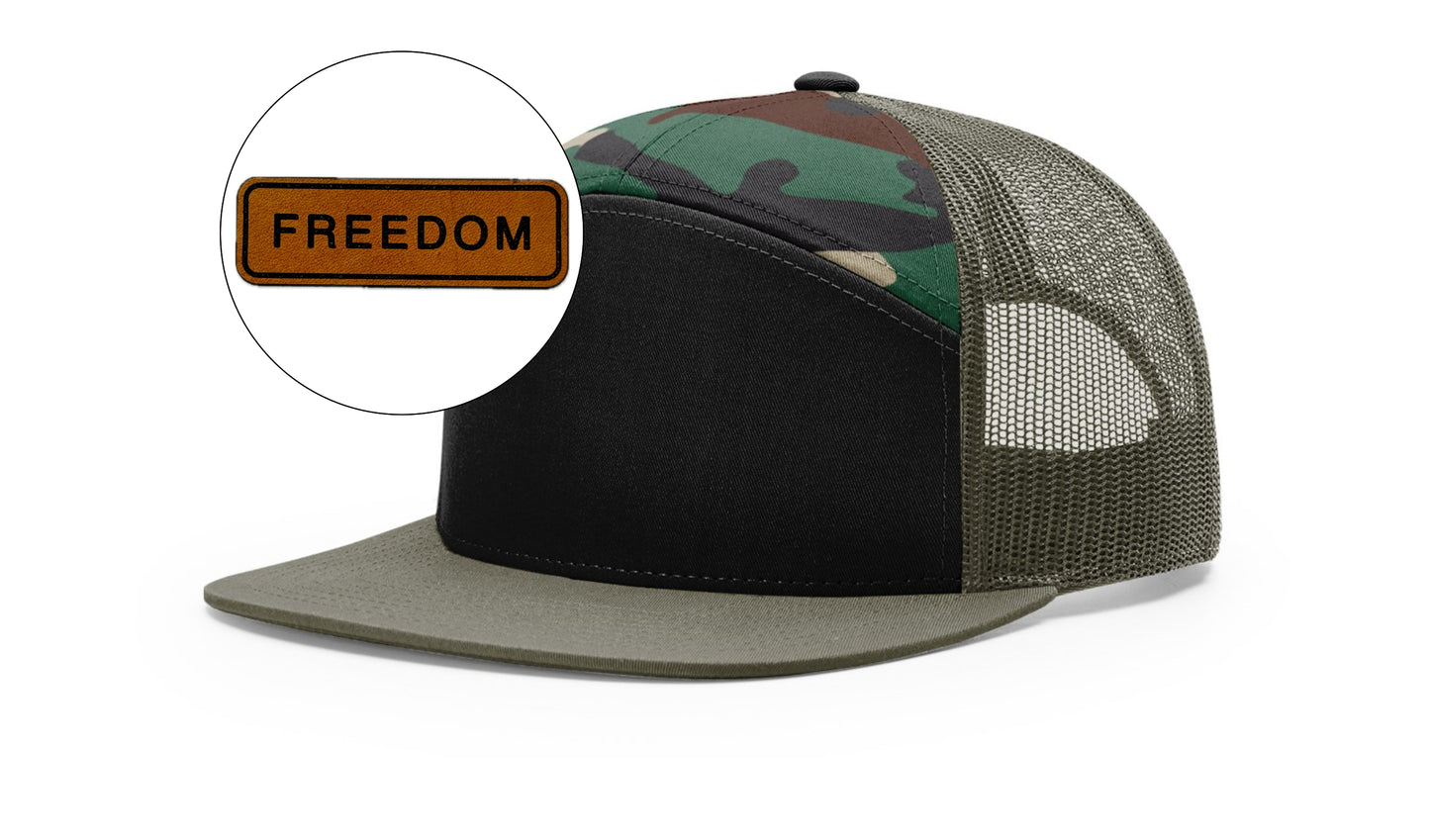 Richardson™ 168 Leather Patch Trucker Hat