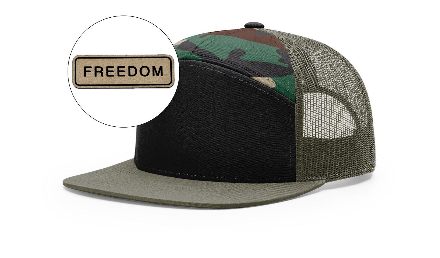 Richardson™ 168 Leather Patch Trucker Hat