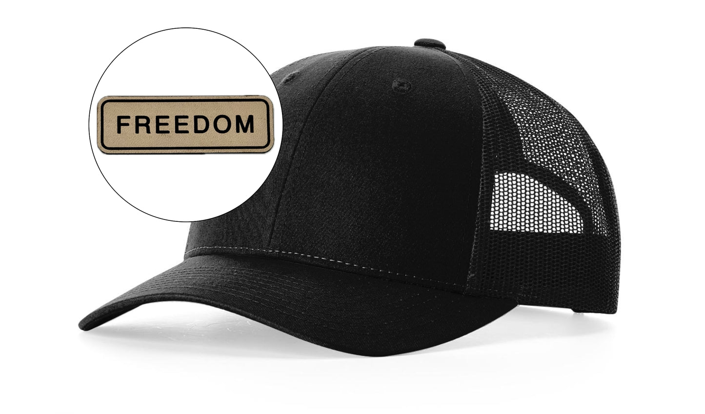 Richardson™ 115 Leather Patch Trucker Hat