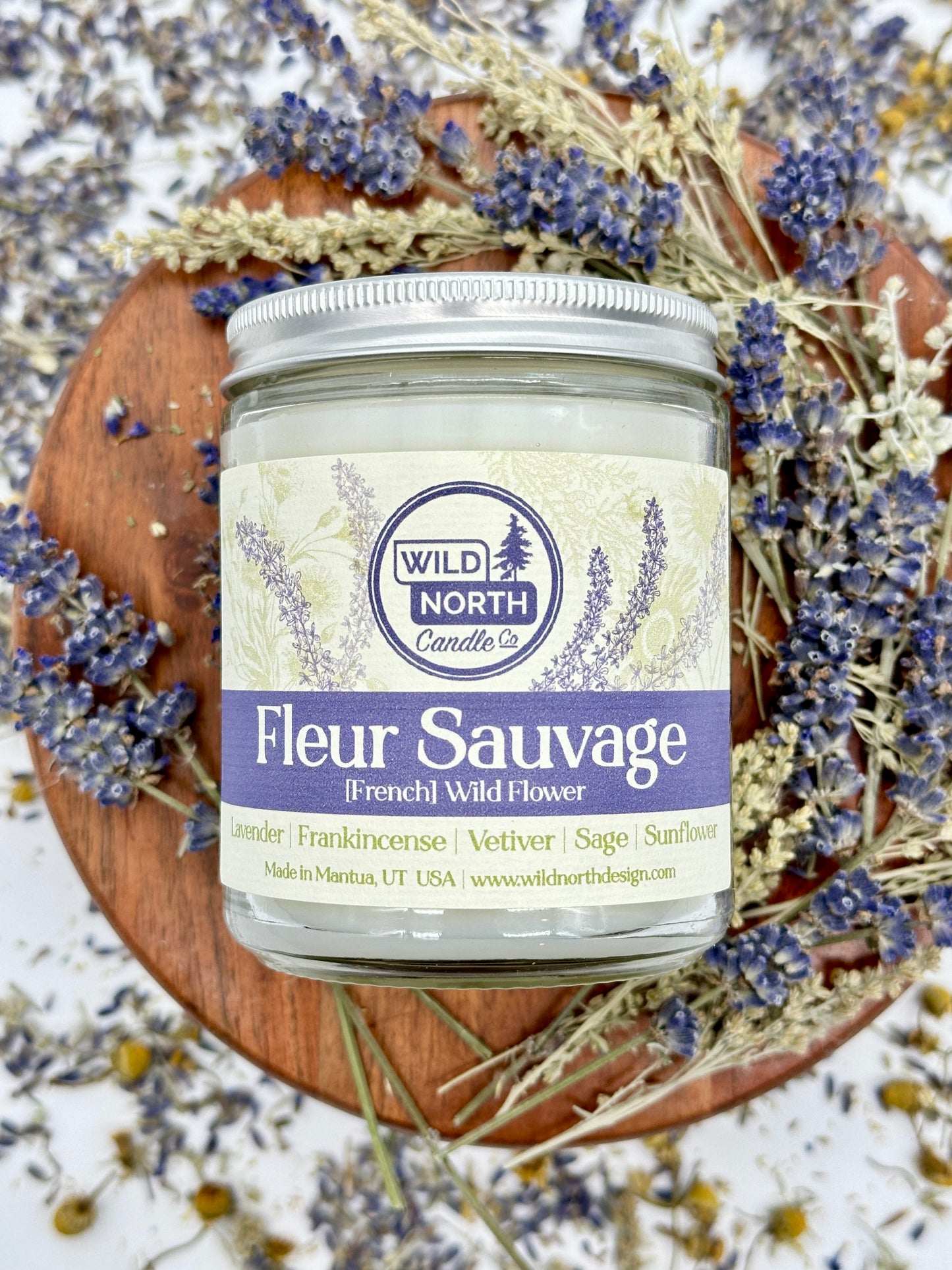 Fleur Sauvage Soy Blend Wax Candle