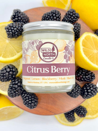 Citrus Berry Soy Blend Wax Candle