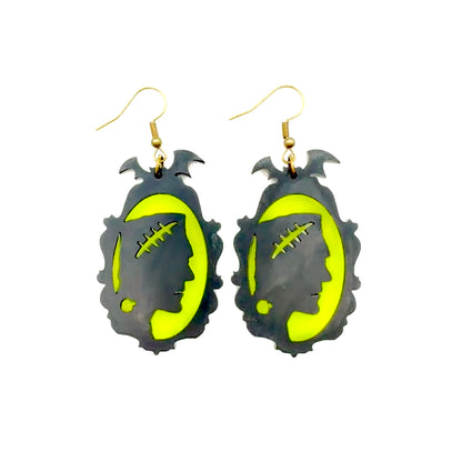 Frankenstein Halloween earrings