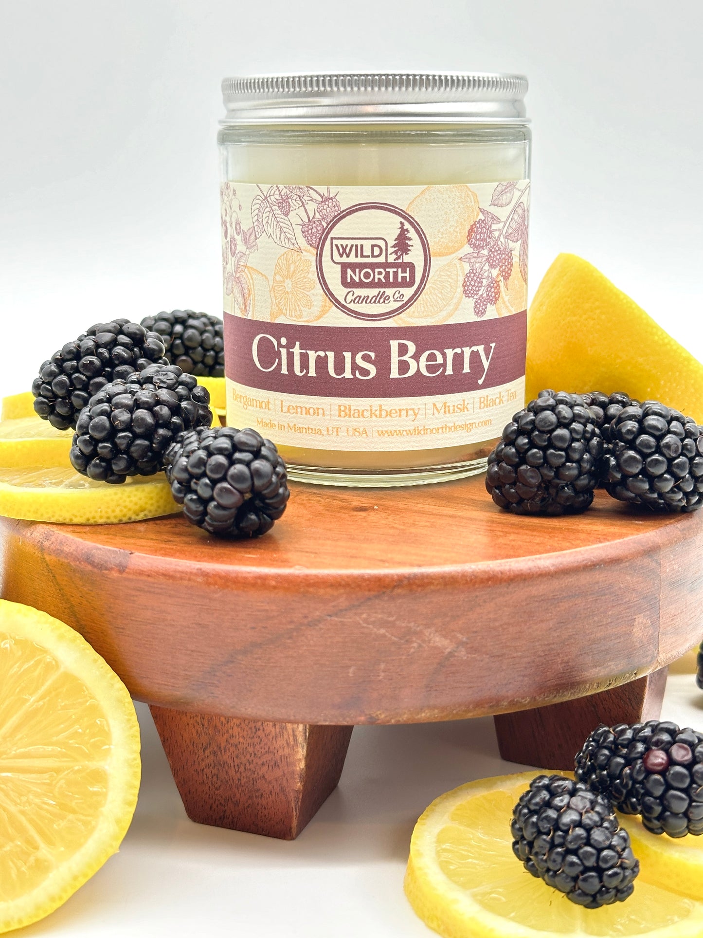 Citrus Berry Soy Blend Wax Candle