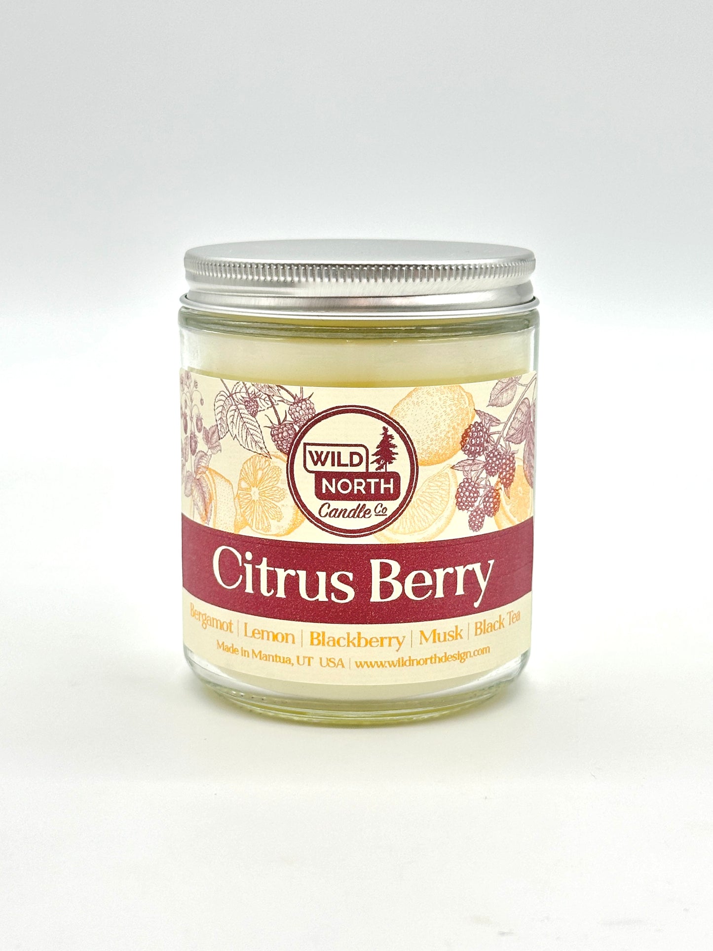 Citrus Berry Soy Blend Wax Candle