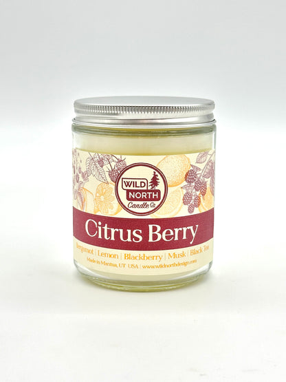 Citrus Berry Soy Blend Wax Candle