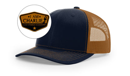 Richardson™ 112 Leather Patch Trucker Hat