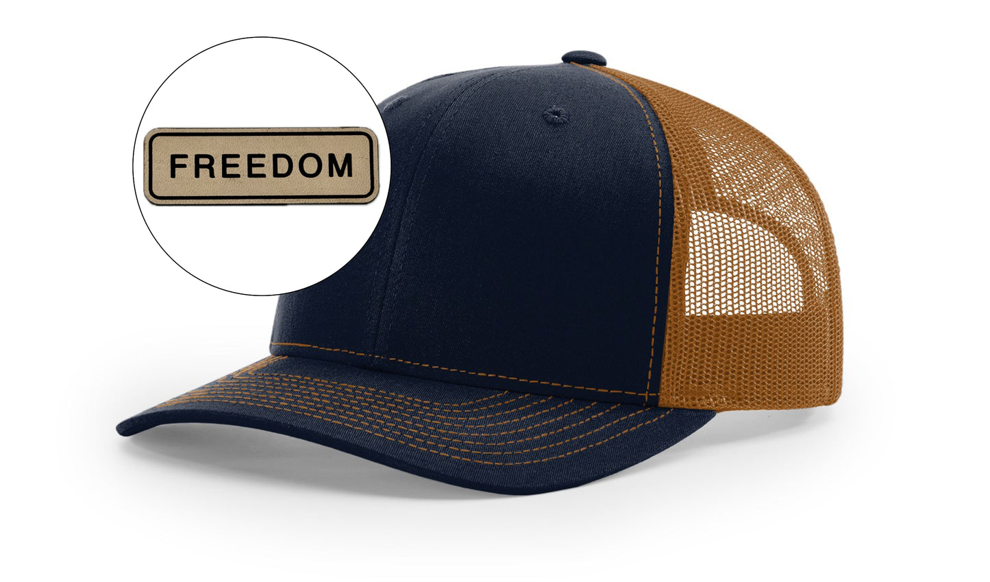 Richardson™ 112 Leather Patch Trucker Hat