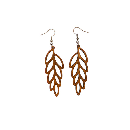 Laurel leaf earrings