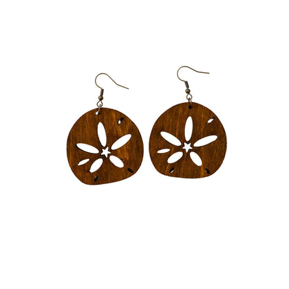 Sand dollar earrings