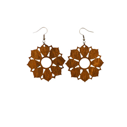 Sunflower earrings