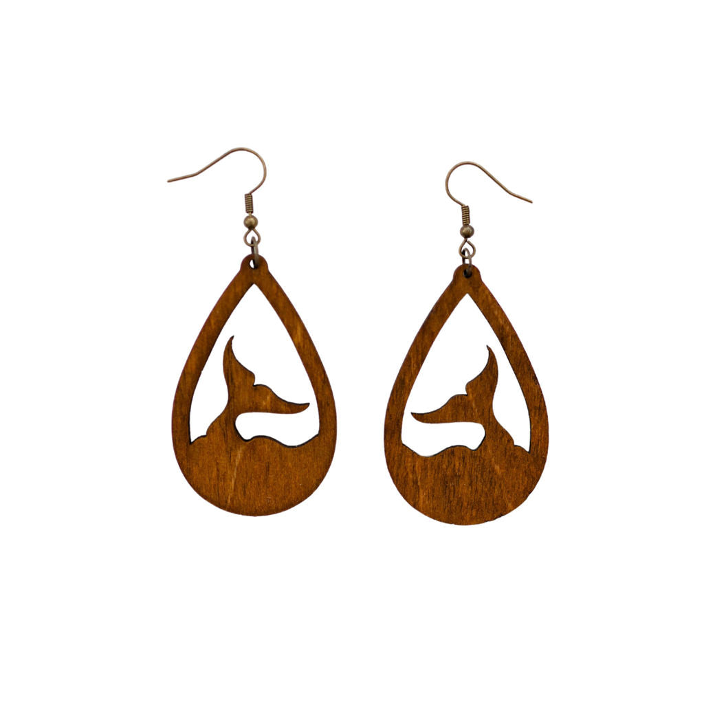 Whale of a tail earrings