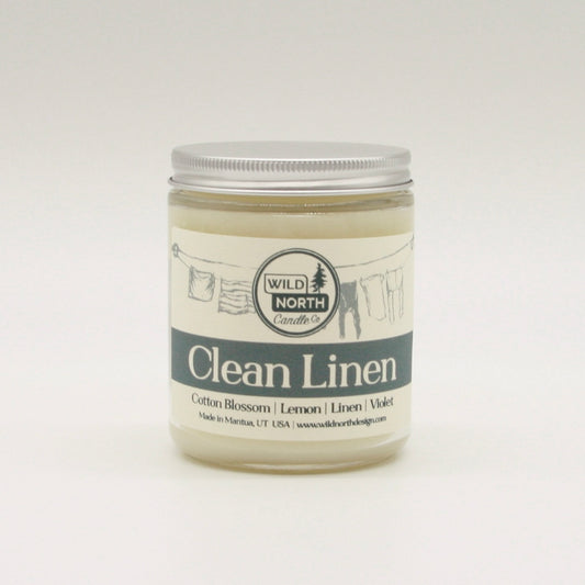 Clean Linen Soy Blend Wax Candle