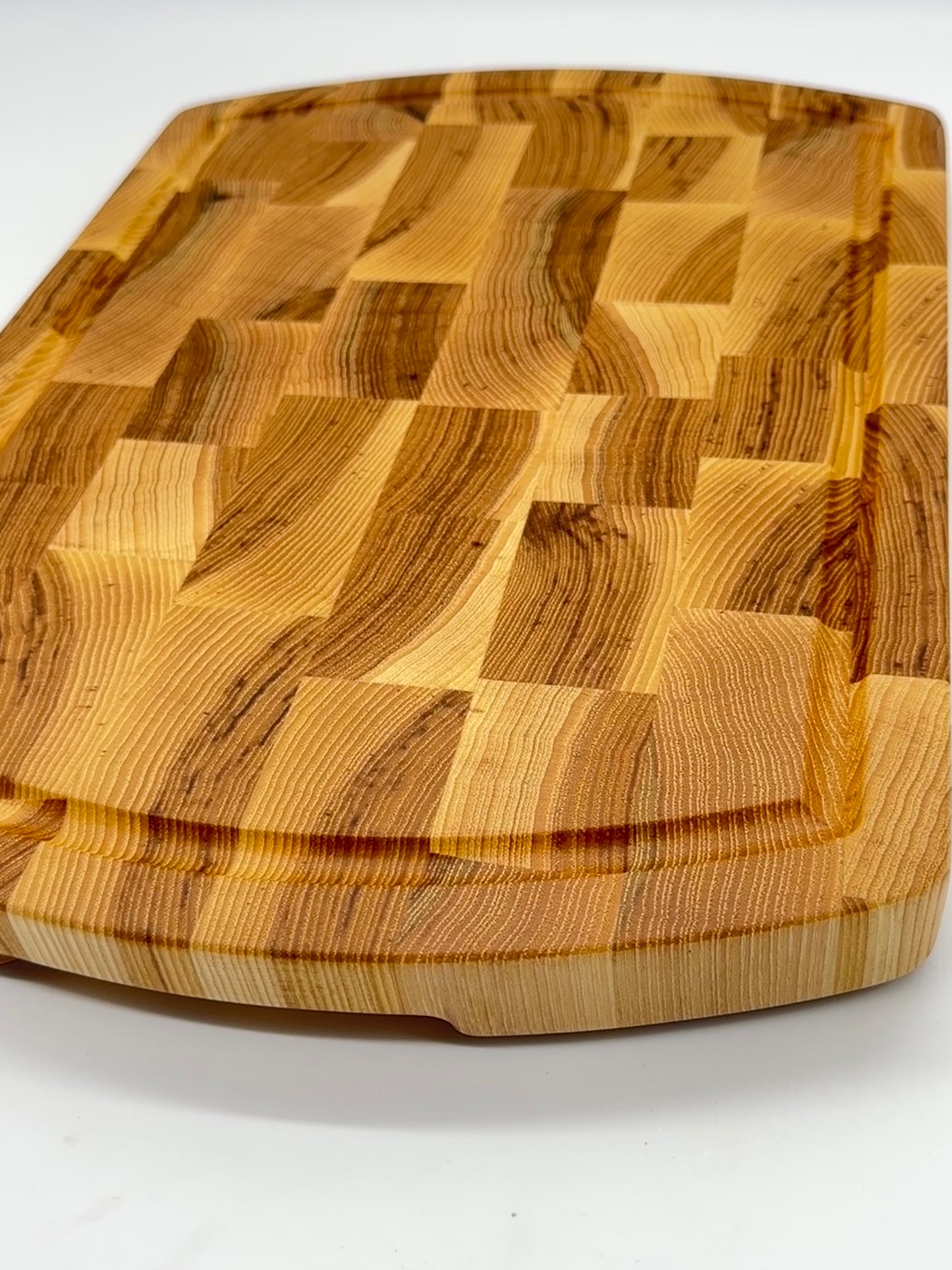 End Grain Hickory Cutting Board