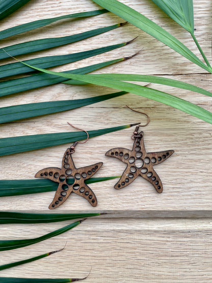 Starfish earrings