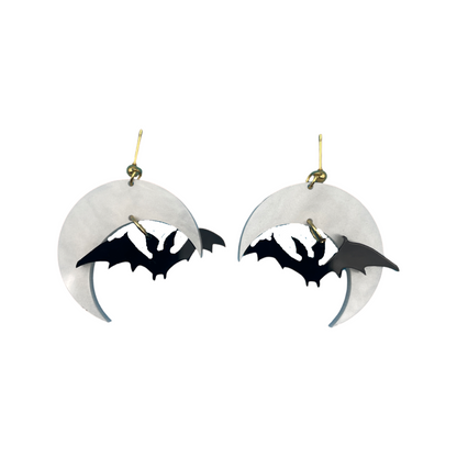 Bats Halloween earrings