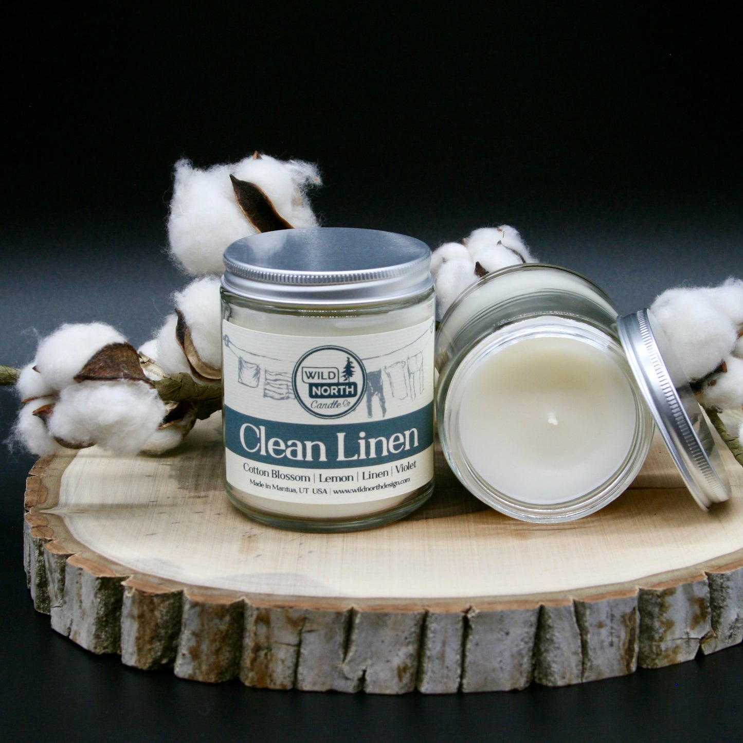 Clean Linen Soy Blend Wax Candle