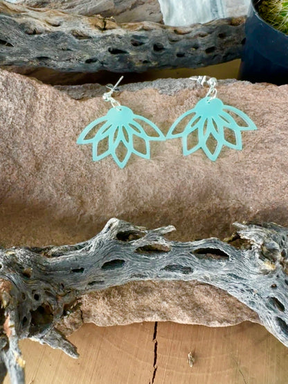 Desert Lily (blue) Earrings