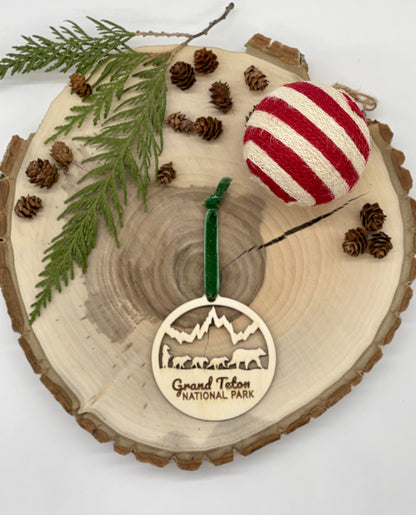 Grizzly Bear 399 Grand Teton National Park Christmas ornament