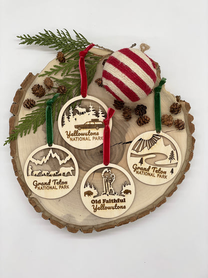 Grand Teton National Park Christmas ornament