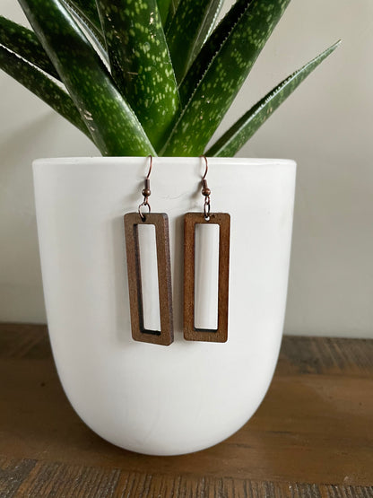 Medium Rectangle earrings