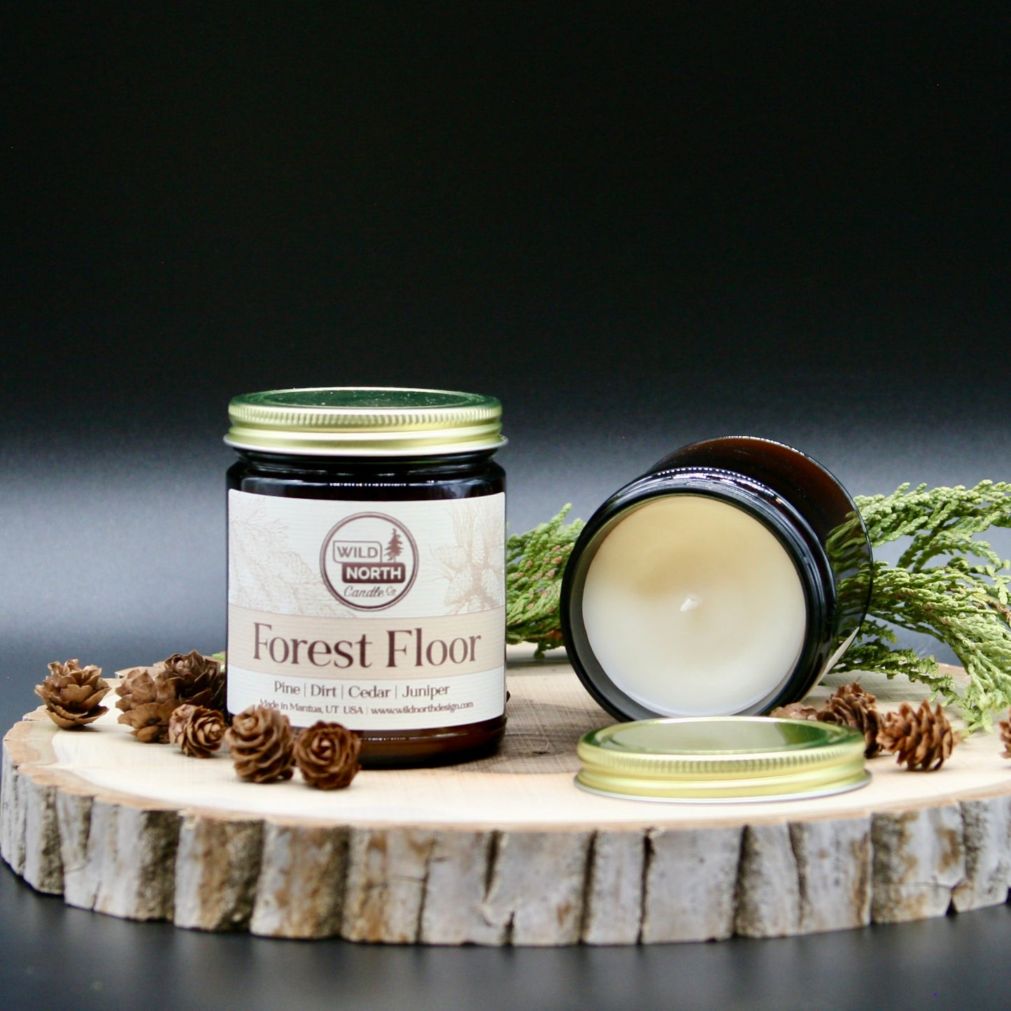 Forest Floor Soy Blend Wax Candle