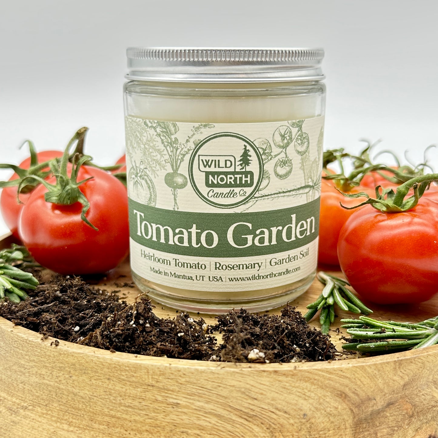 Tomato Garden Soy Blend Wax Candle