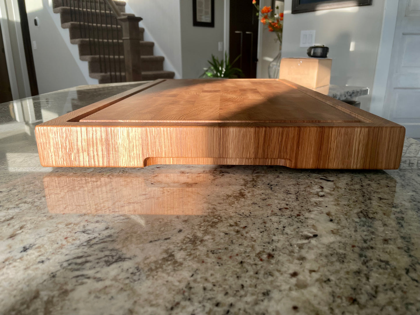 Large End Grain White Oak Cutting Board