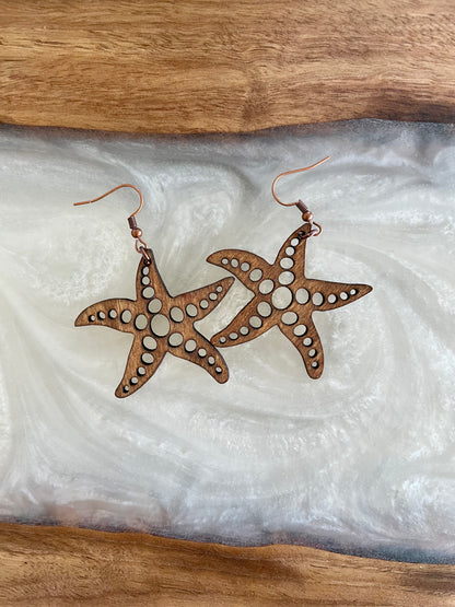 Starfish earrings