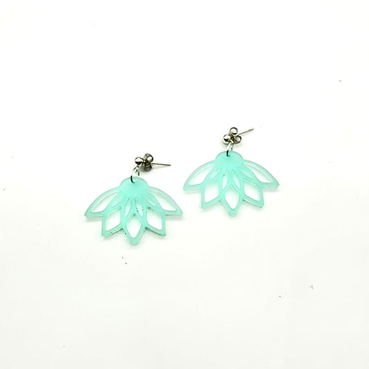 Desert Lily (blue) Earrings