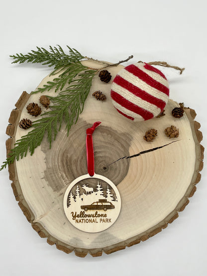 Yellowstone National Park Christmas ornament