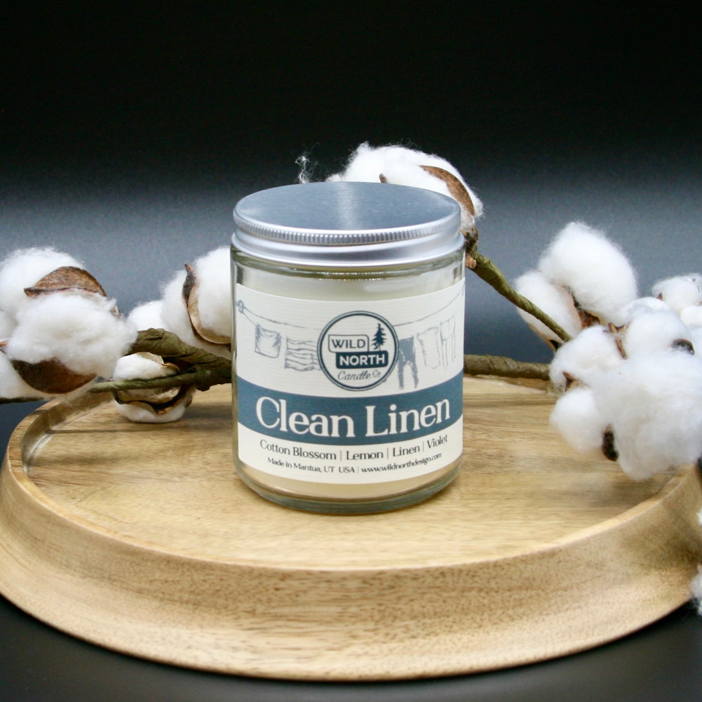 Clean Linen Soy Blend Wax Candle