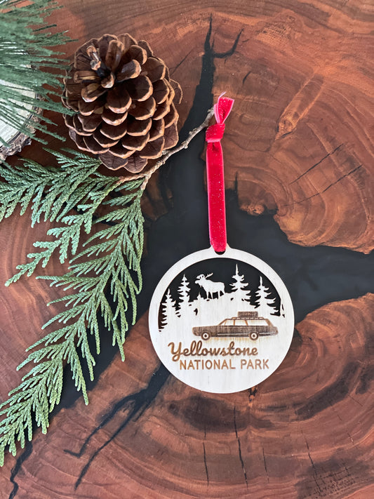 Yellowstone National Park Christmas ornament
