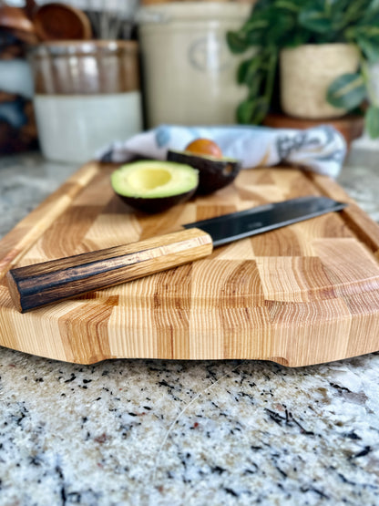 End Grain Hickory Cutting Board LP