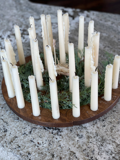 Advent candle wreath