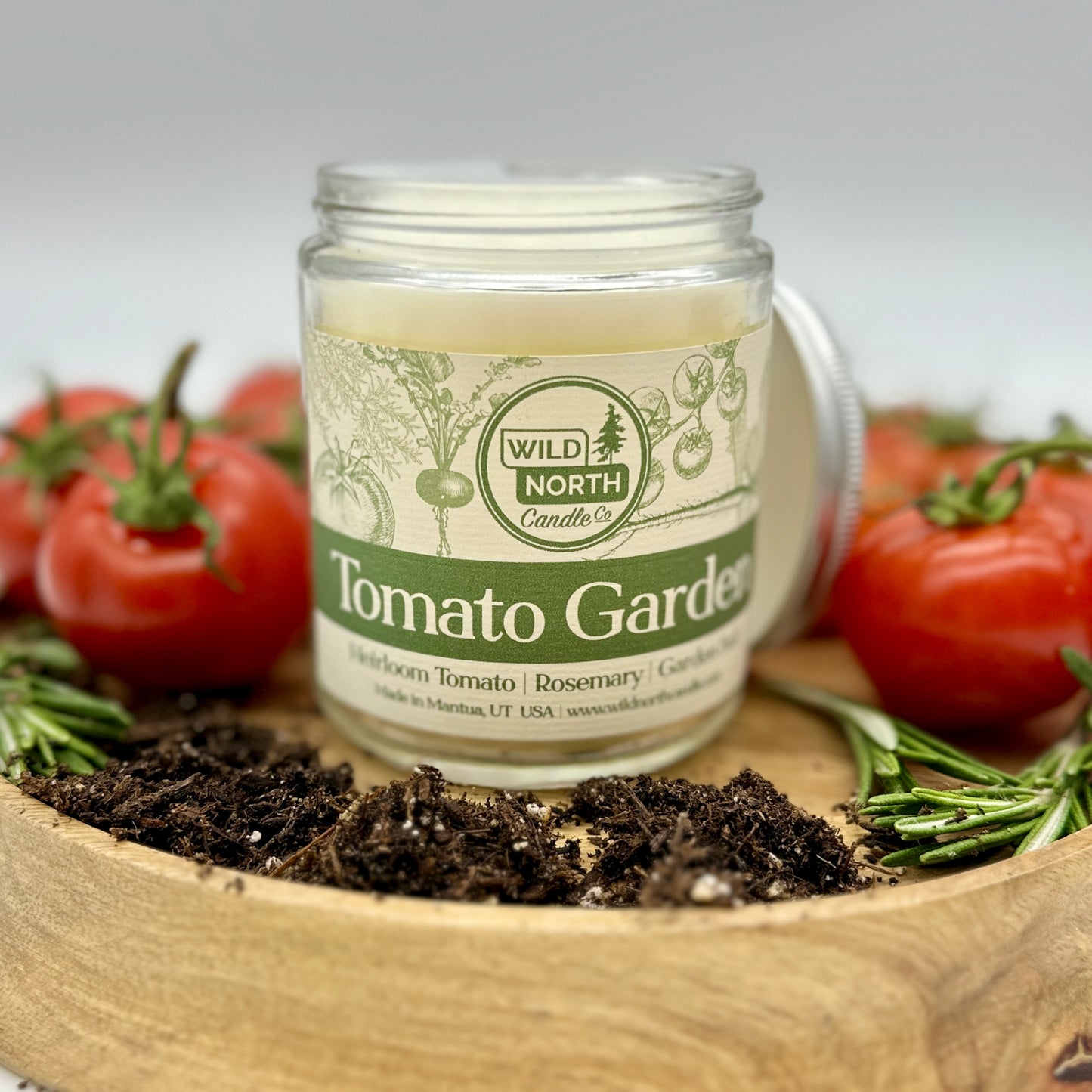 Tomato Garden Soy Blend Wax Candle