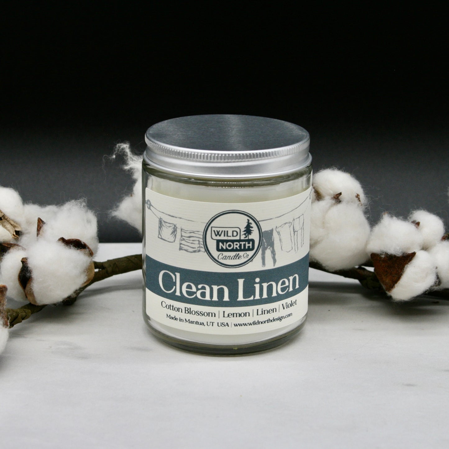 Clean Linen Soy Blend Wax Candle