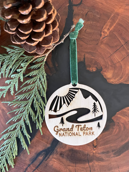 Grand Teton National Park Christmas ornament