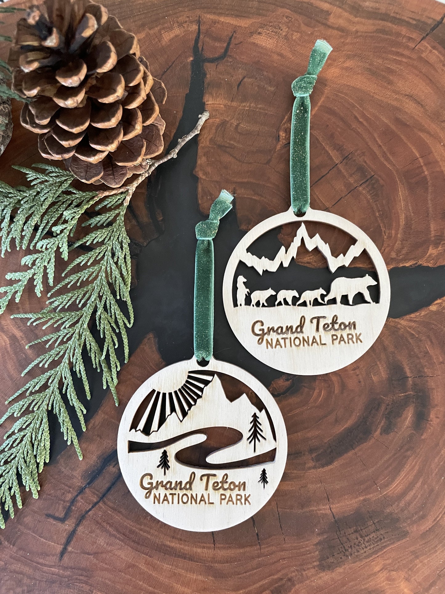 Grizzly Bear 399 Grand Teton National Park Christmas ornament