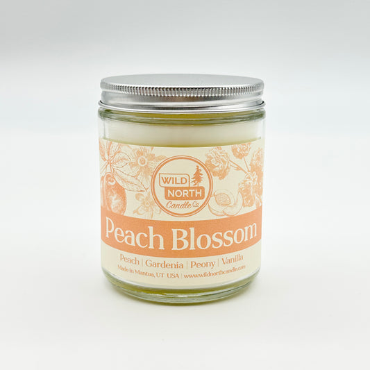 Peach Blossom Soy Blend Wax Candle