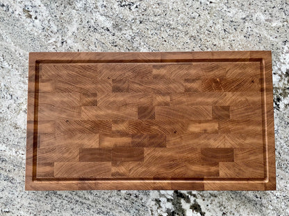 Large End Grain White Oak Cutting Board