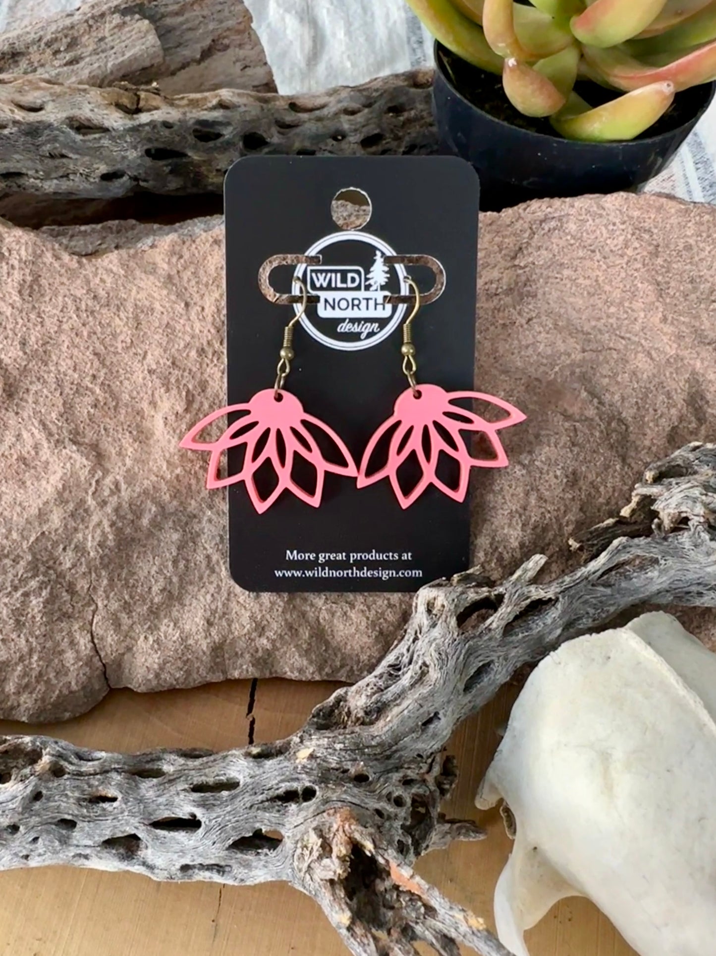 Desert Lily (pink) Earrings