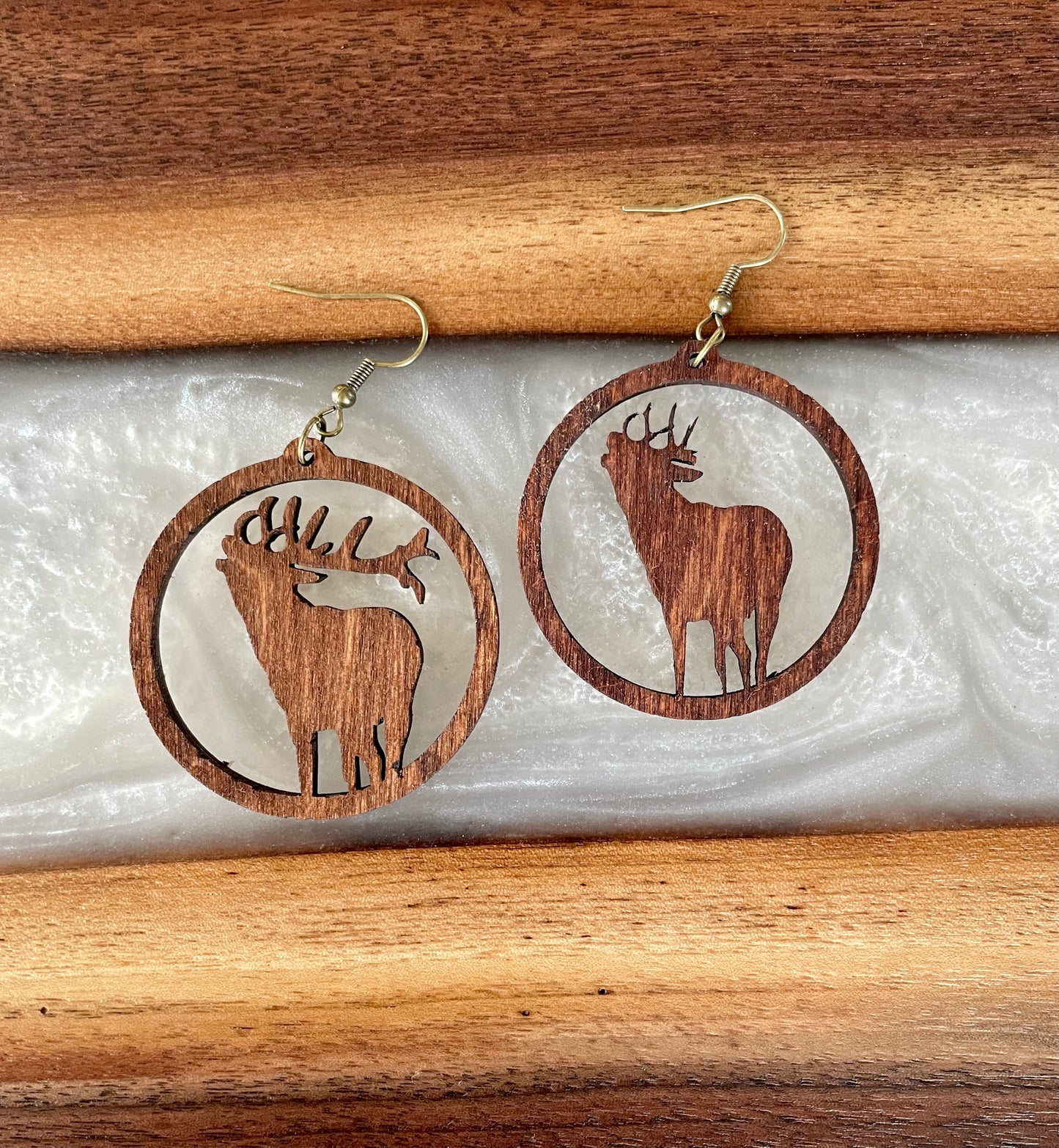 Elk earrings