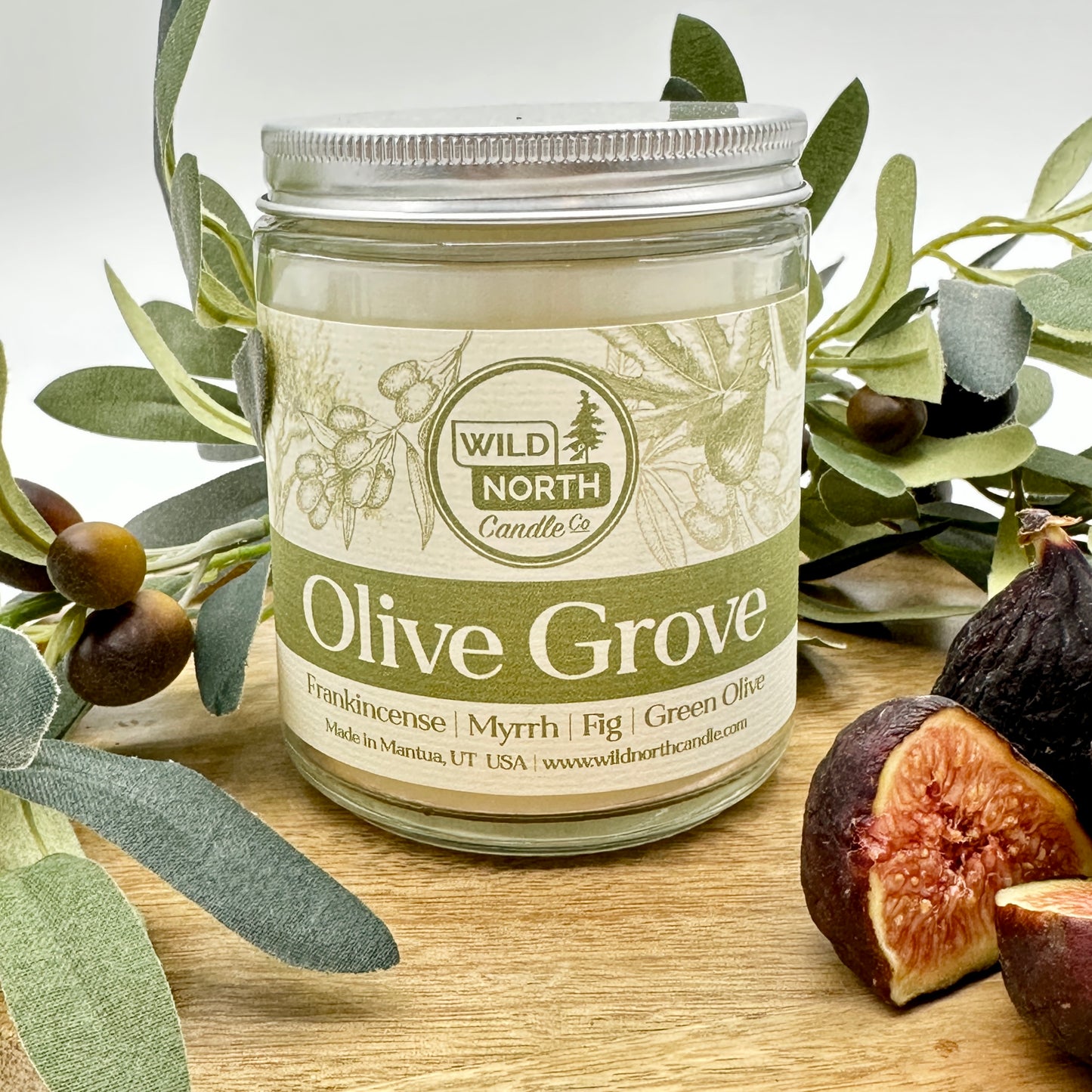 Olive Grove Soy Blend Wax Candle